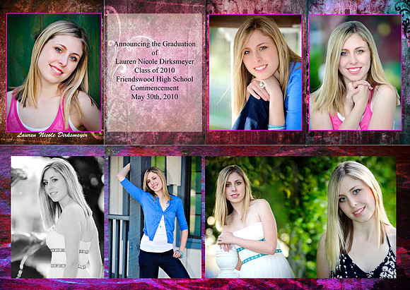 Senior Graduation Cards Photography