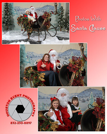 Santa Clause with his Santa Sleigh