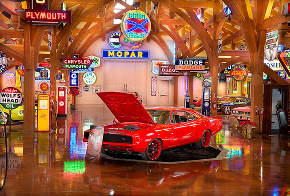 Hemi Hideout DIsplay of Mopar Cars