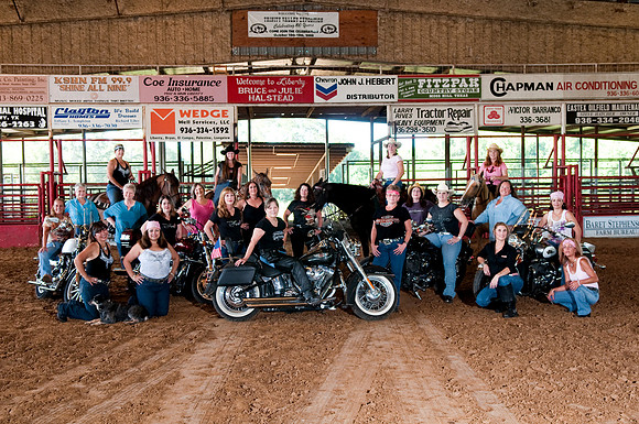 Harley's Angels Motorcycle Calender Shoot