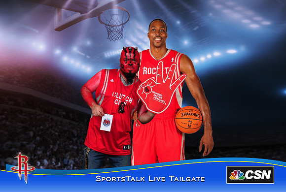 Green Screen Photograhy for Houston Rockets