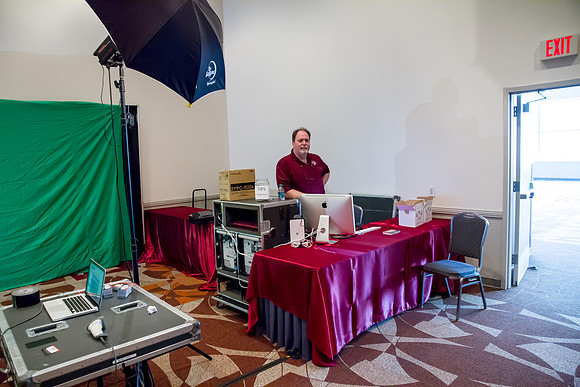 Houston Event Photography Green Screen Photography Station